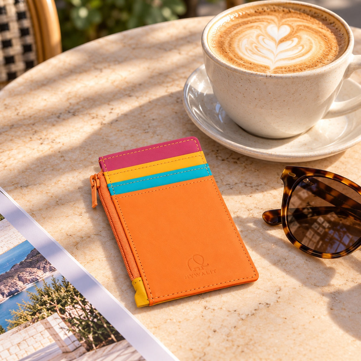 MyWalit Credit Card Holder with Coin Purse - Copacabana