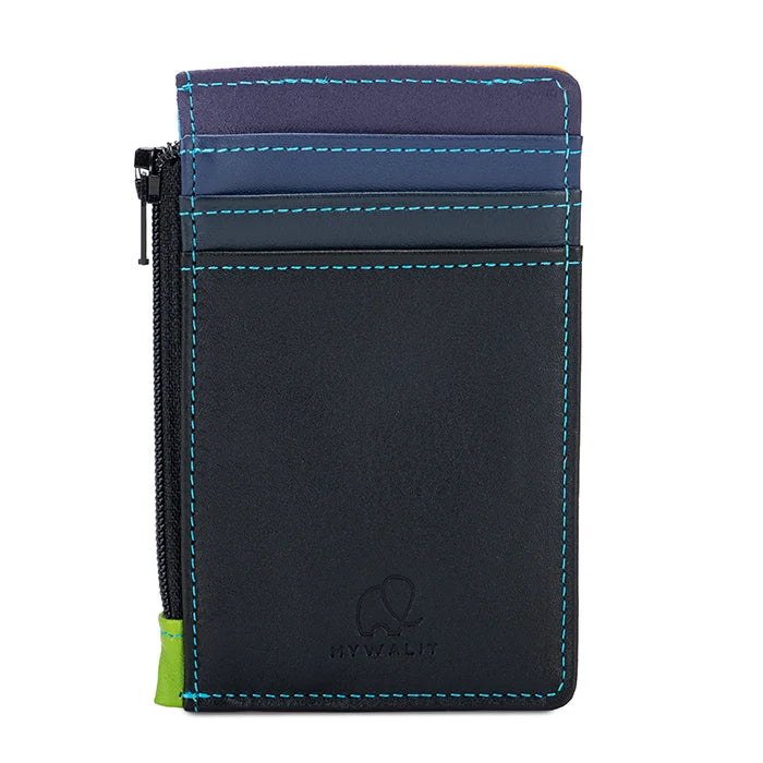 MyWalit Credit Card Holder with Coin Purse - Black Pace