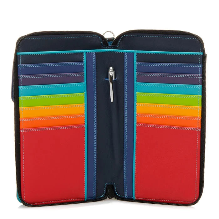 MyWalit Zip Round Multi Purse Phone Wallet with Shoulder Strap