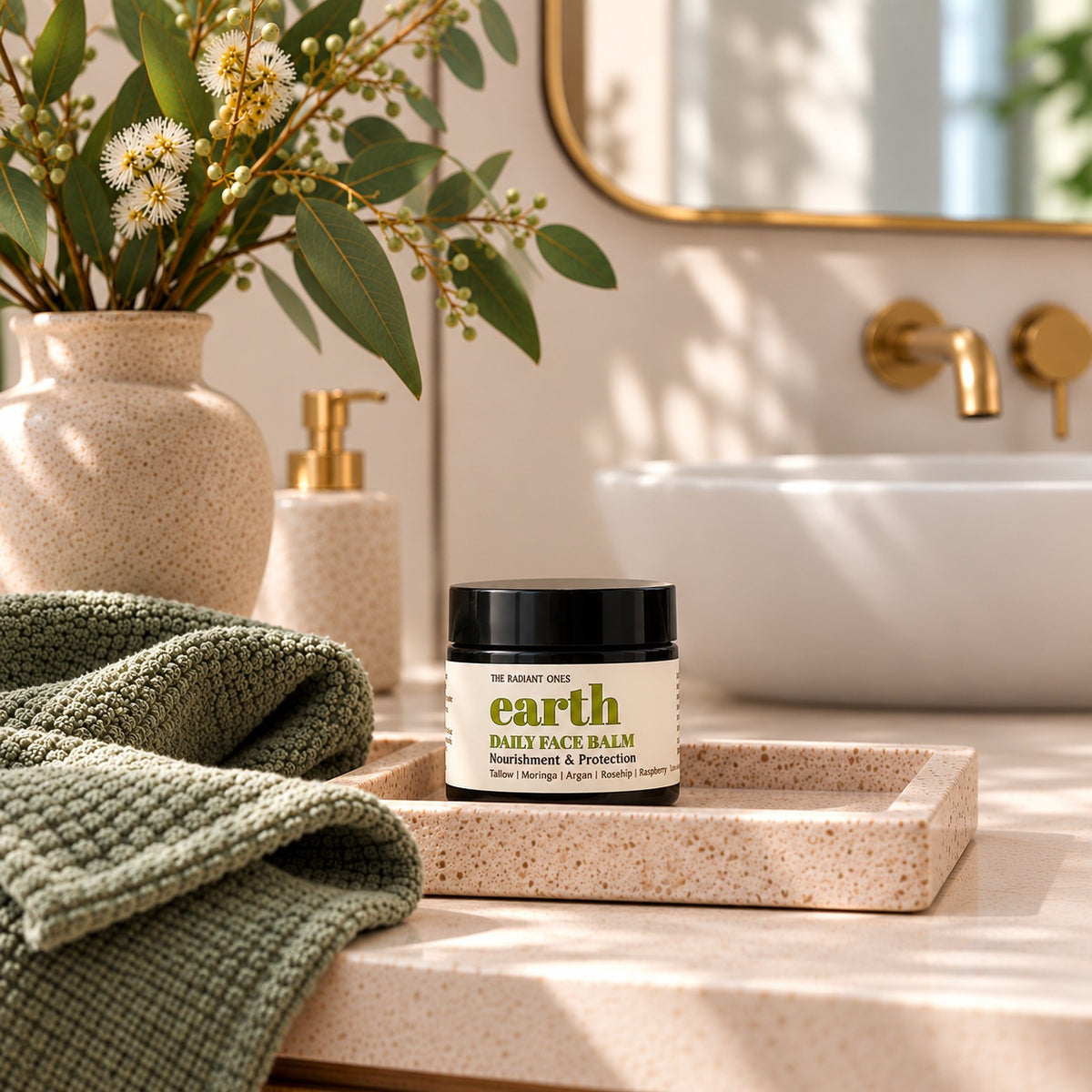 Earth Tallow Face Balm with Natural Botanical Oils 40g