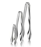 Stainless Steel Serving Tongs - Set of 3 - 15cm | 24cm | 30cm