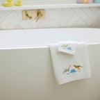 Baby Cotton Bath Towel & Face Washer Gift Set - Dinasaur