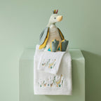 Baby Cotton Bath Towel & Face Washer Gift Set - Paddling Duck