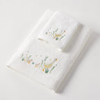 Baby Cotton Bath Towel & Face Washer Gift Set - Paddling Duck