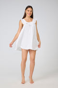 Zoey 100% Cotton Baby Doll Nightie - White