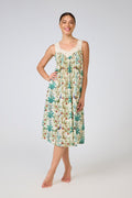 Maya 100% Cotton Nightie - Peacock