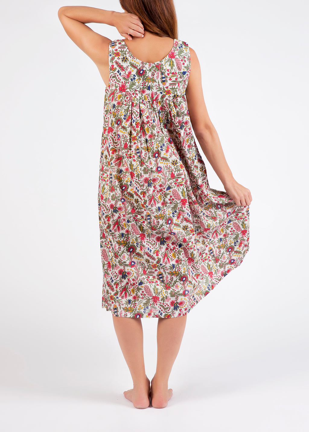Maya 100% Cotton Nightie - Cottage Pink