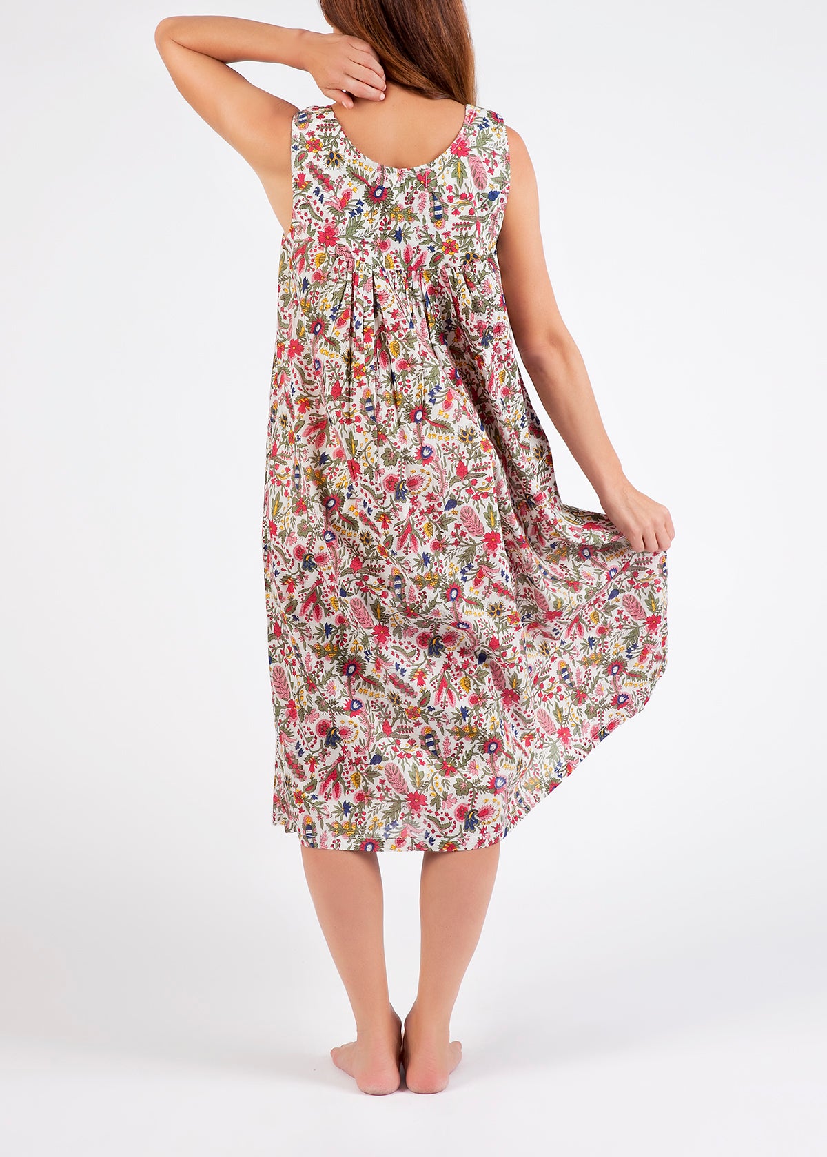 Maya 100% Cotton Nightie - Cottage Pink