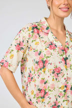Evie 100% Cotton Pyjama Short Set - Bouquet