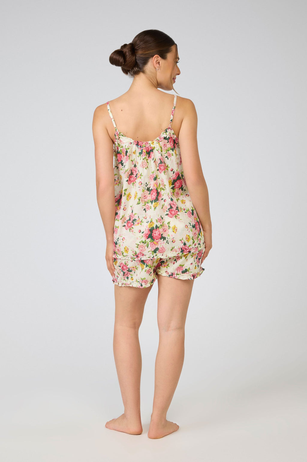 Nico 100% Cotton Pyjama Short Set - Bouquet