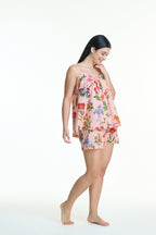Nico 100% Cotton Pyjama Short Set - Garden