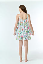 Aria 100% Cotton Pyjama Short Set - Poppy