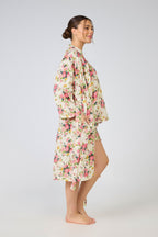 Rose 100% Cotton Dressing Gown - Bouquet