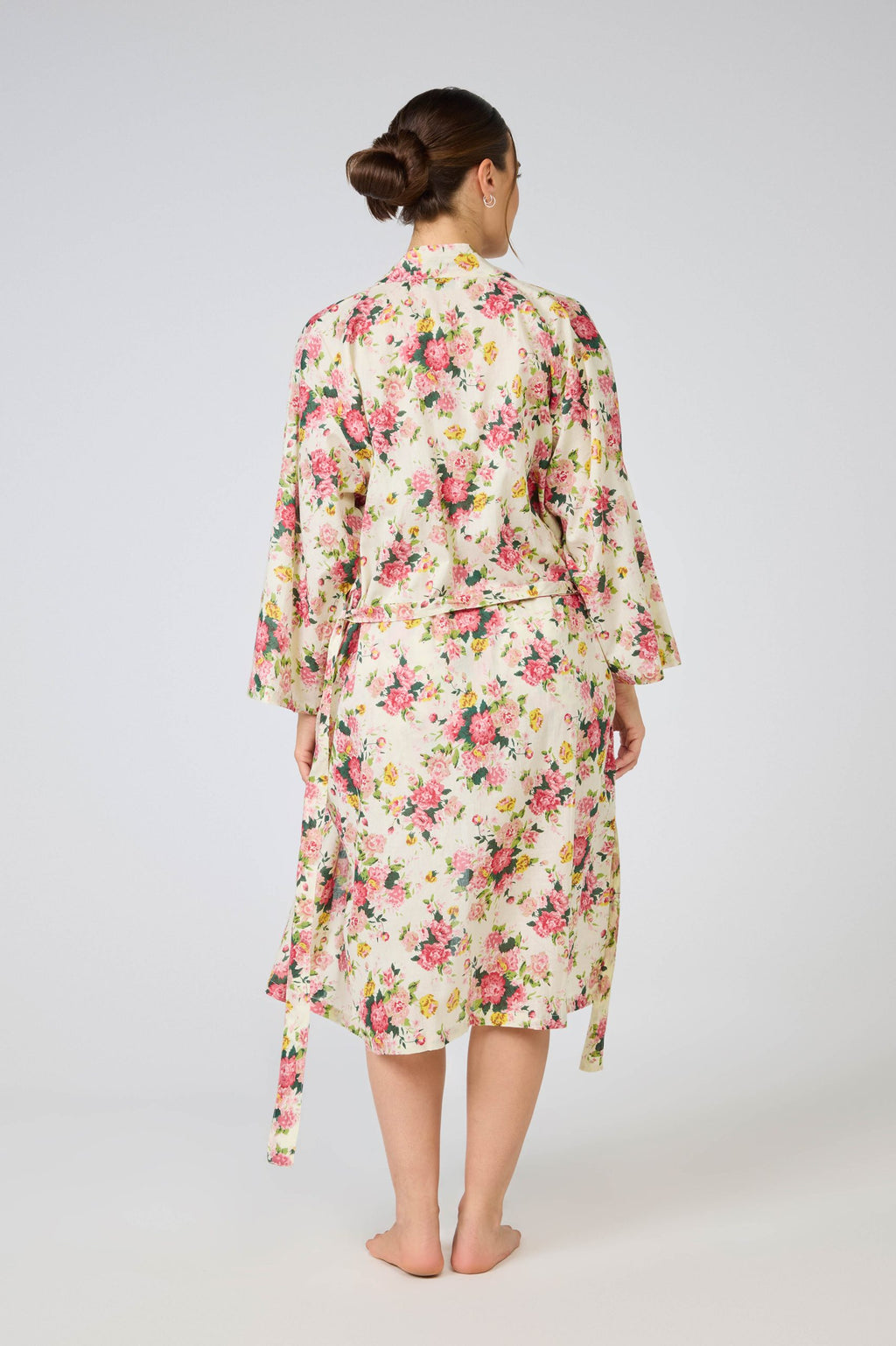 Rose 100% Cotton Dressing Gown - Bouquet