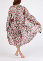 Rose 100% Cotton Dressing Gown - Cottage Pink