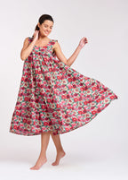 Anna 100% Cotton Nightie - Candy