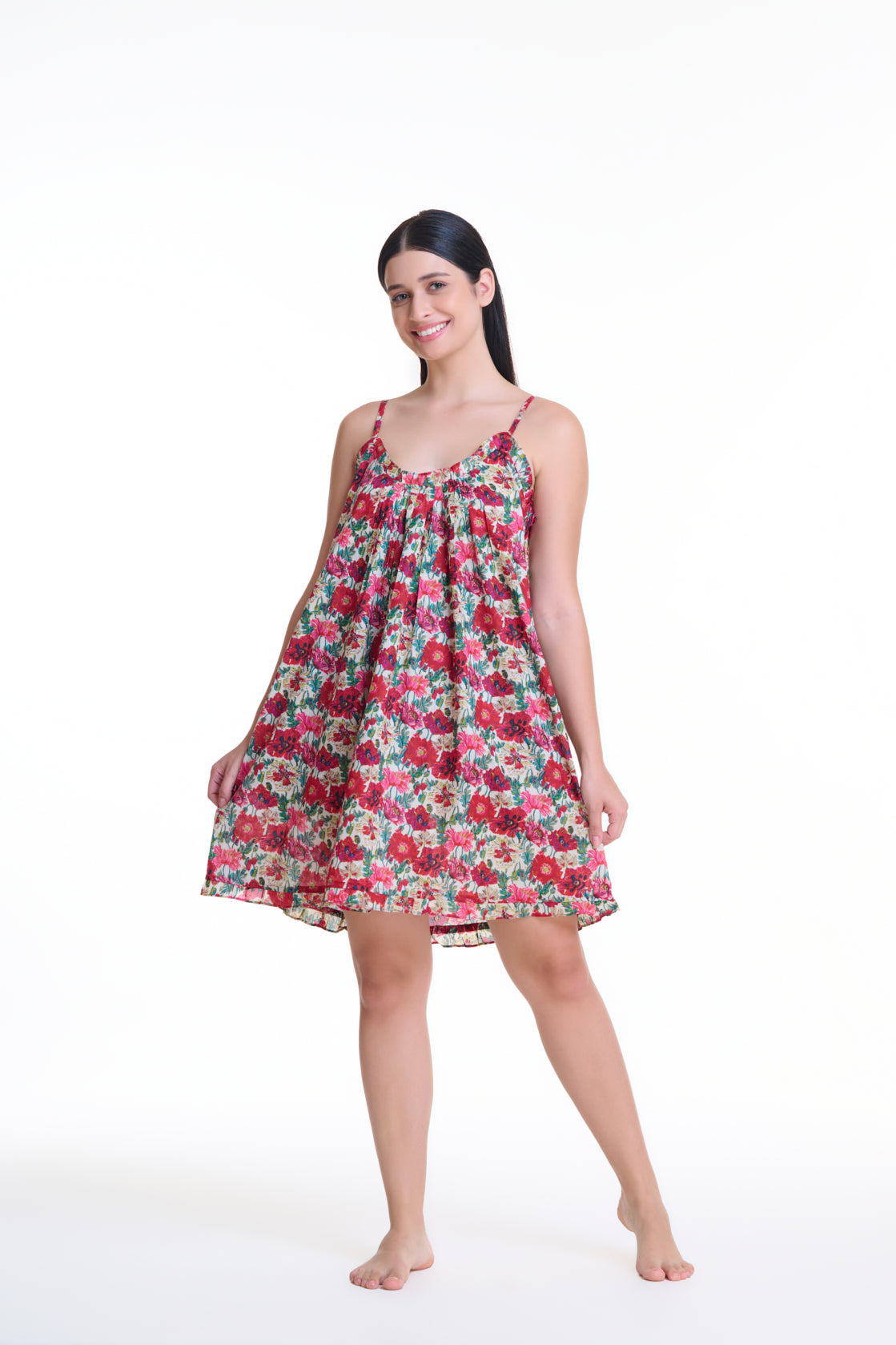 Emma 100% Cotton Nightie - Candy