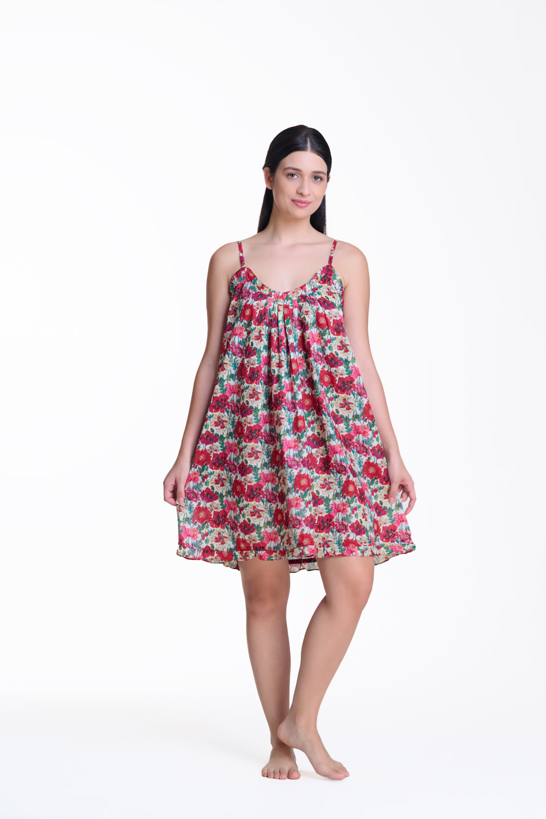 Emma 100% Cotton Nightie - Candy