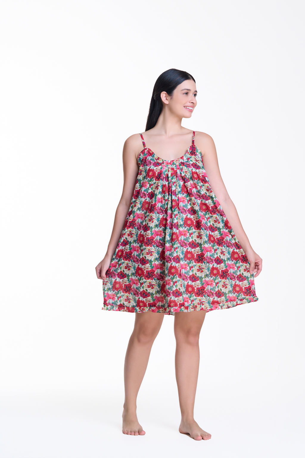 Emma 100% Cotton Nightie - Candy