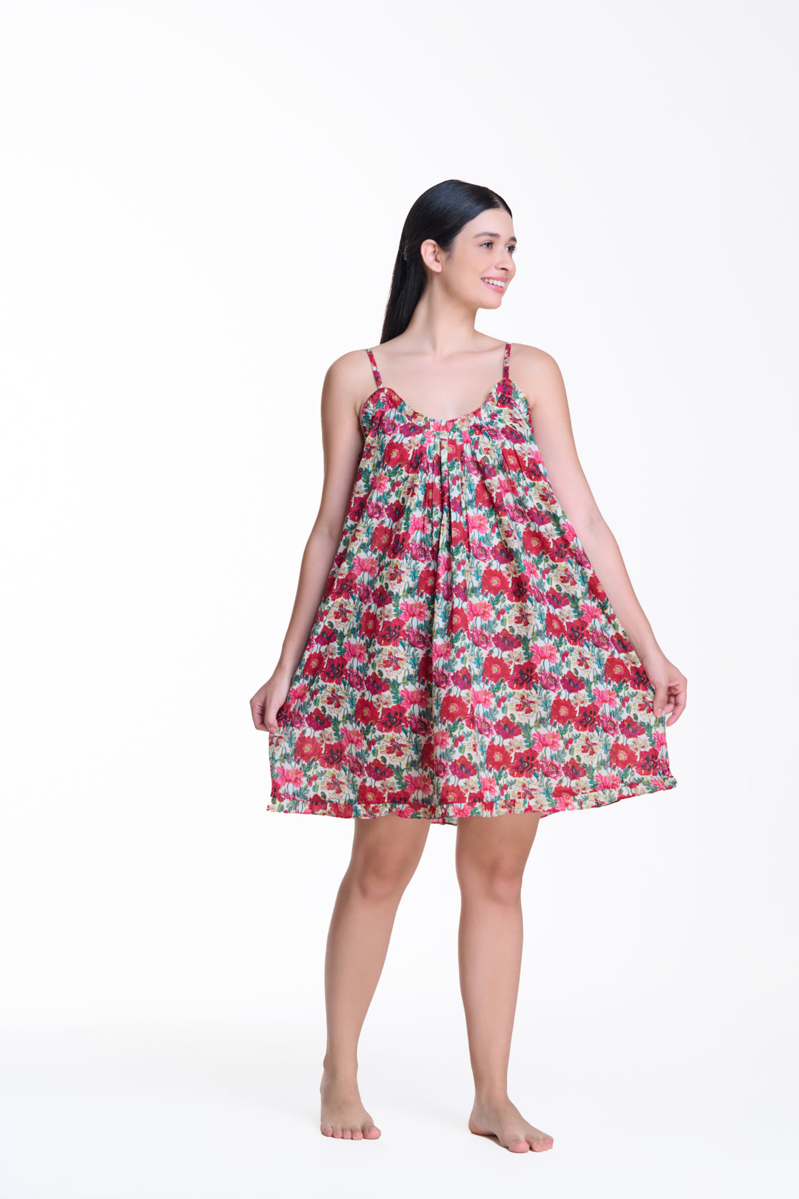 Emma 100% Cotton Nightie - Candy