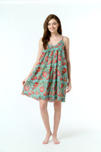 Emma 100% Cotton Nightie - Jade