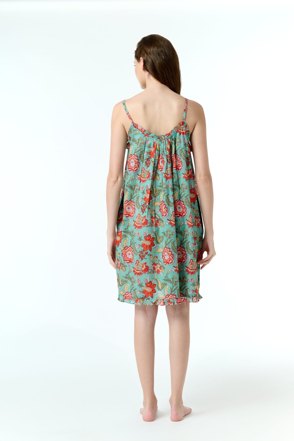 Emma 100% Cotton Nightie - Jade
