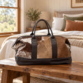 Rugged Hide New Mexico Leather Weekender Bag - Brown