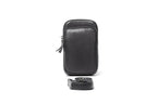 Rugged Hide Leather Phone Bag - Zita Black