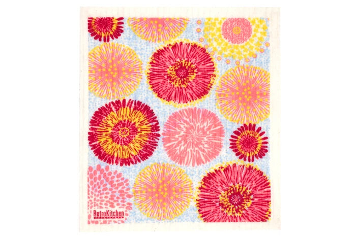 RetroKitchen Biodegradable Sponge Dish Cloth - Waratahs