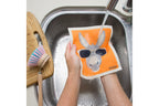 RetroKitchen Biodegradable Sponge Dish Cloth - Donkey