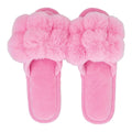 Pom Pom Slippers – Cosy Luxe -  Candy Pink