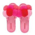 Pom Pom Slippers – Cosy Luxe -  Multi Pink