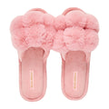 Pom Pom Slippers – Cosy Luxe - Shell Pink