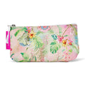 Cosmetics Bag - Linen Cotton - Small - Tiki Island