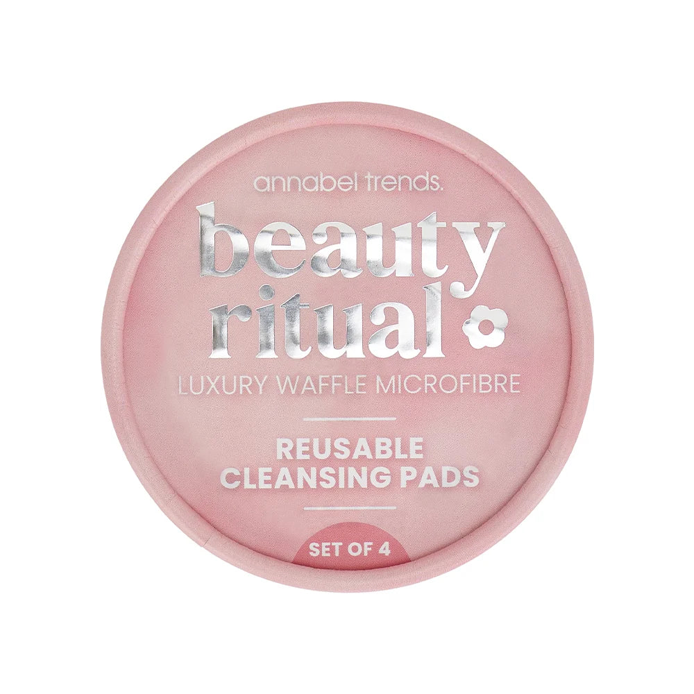 Beauty Ritual - Microfibre Reusable Face Cleansing Pads - Dusty Pink