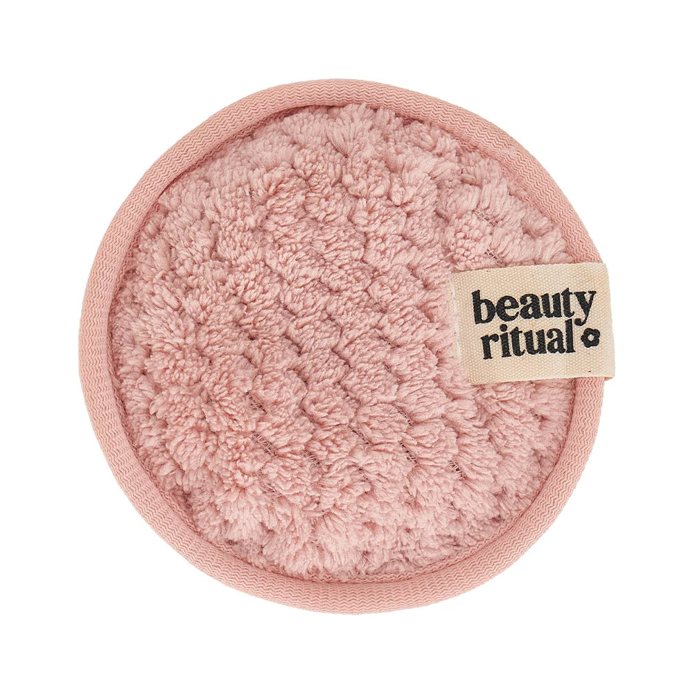 Beauty Ritual - Microfibre Reusable Face Cleansing Pads - Dusty Pink