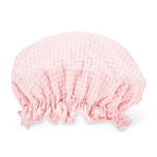 Shower Cap - Waffle Cotton - Pink