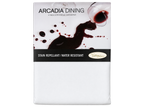 Polyester Stain Resistant Rectangle Tablecloth – 180x325cm White