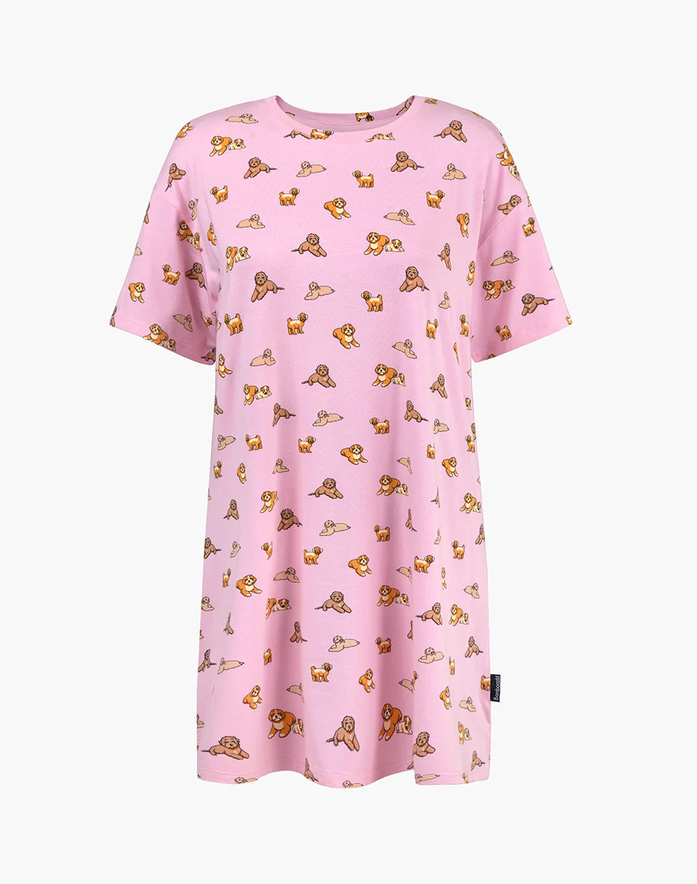 Womens Bamboo Jersey Nightie - Cavoodles
