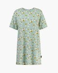 Womens Bamboo Jersey Nightie - Flowers