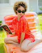 Womens Bamboo Jersey Nightie - Kitty Cat