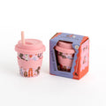 Bamboo Babychino Cup Silicone Lid & Straw - 4oz – Cow Girl