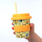 Bamboo Babychino Cup Silicone Lid & Straw - 4oz – Digger