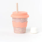 Bamboo Babychino Cup Silicone Lid & Straw - 4oz – Pink Daisy