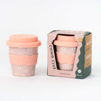 Bamboo Babychino Cup Silicone Lid & Straw - 4oz – Pink Daisy