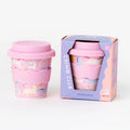 Bamboo Babychino Cup Silicone Lid & Straw - 4oz – Pink Unicorn
