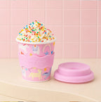Bamboo Babychino Cup Silicone Lid & Straw - 4oz – Pink Unicorn