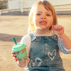 Bamboo Babychino Cup Silicone Lid & Straw - 4oz – Safari