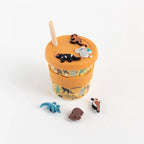 Bamboo Charm Kids Cup Silicone Lid & Straw - 8oz – Aussie Animals