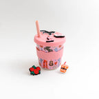 Bamboo Charm Kids Cup Silicone Lid & Straw - 8oz – Cow Girl